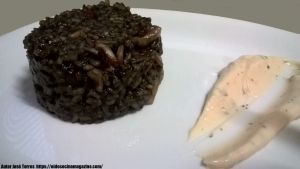 Arroz negro con calamares - Autor: José Torres Arroz negro con calamares